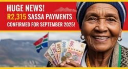 R2,315 SASSA Pension Payments Announced for September 2025