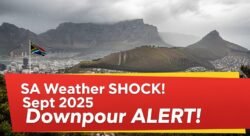 South Africa Weekend Weather September 2025 โ Authorities Warn of Intense Rainfall This Week