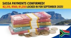 Full Provincial SASSA Schedule for September 2025 Released – R2,315, R560, and R1,250 Payments Locked In